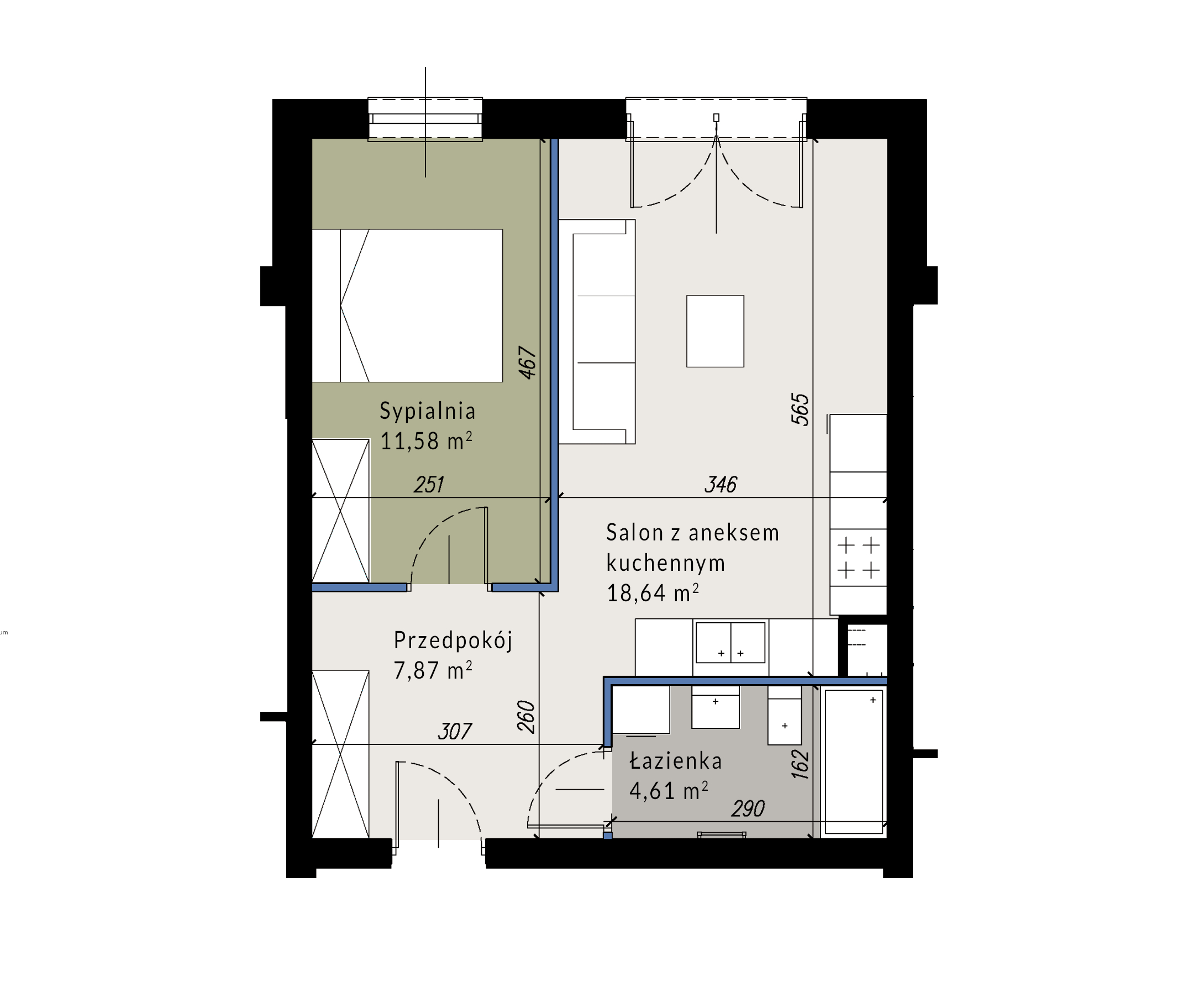 Klatka A, Lokal 3 Piętro II