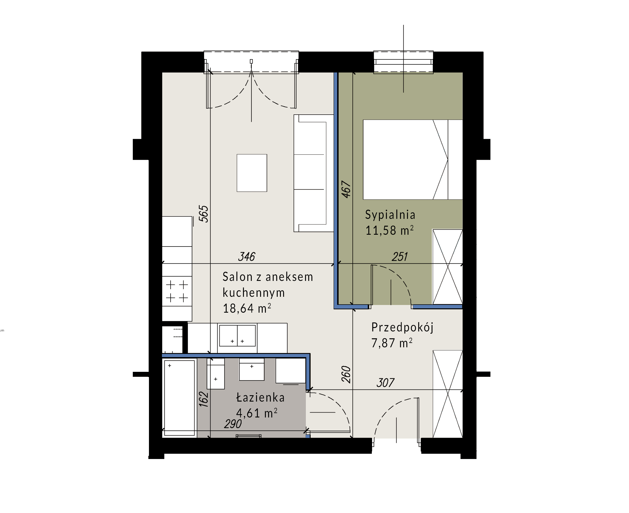 Klatka B, Lokal 2 Piętro II